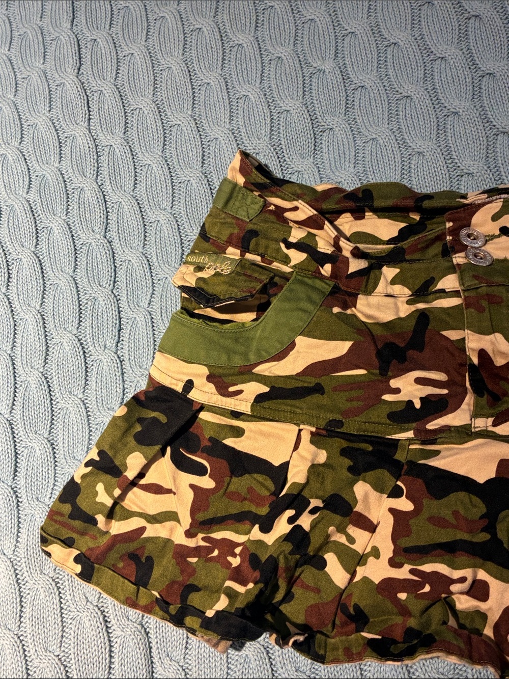 South Pole Camo Mini Skirt - Picture 5 of 6